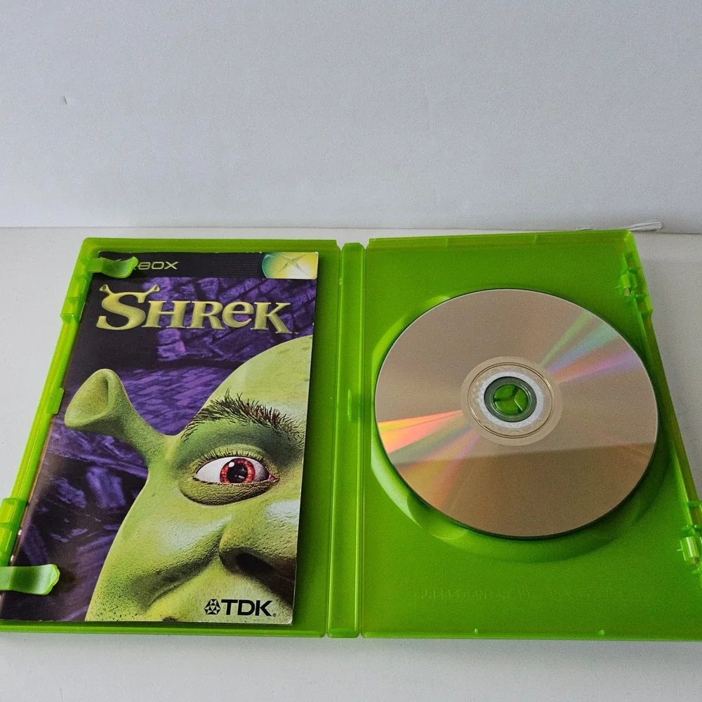 Shrek Xbox Video Game CIB Microsoft 2001 TDK Dreamworks
